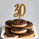 Cake Topper gold acrylic 30s