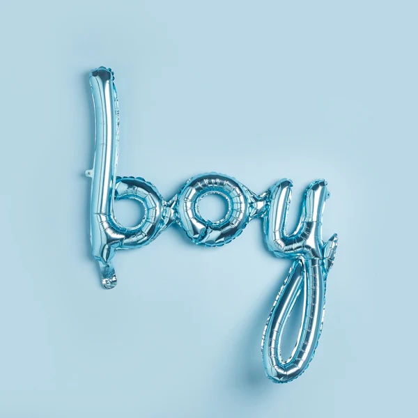 Foil Ballon blue 'boy' foil balloon 1pk