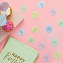 Table Scatter pastel happy birthday balloon shaped 10g