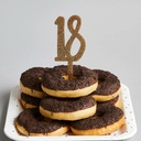 Cake Topper gold glitter acrylic 50's
