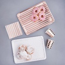 Rose Gold Striped & Spotted Paper Trays