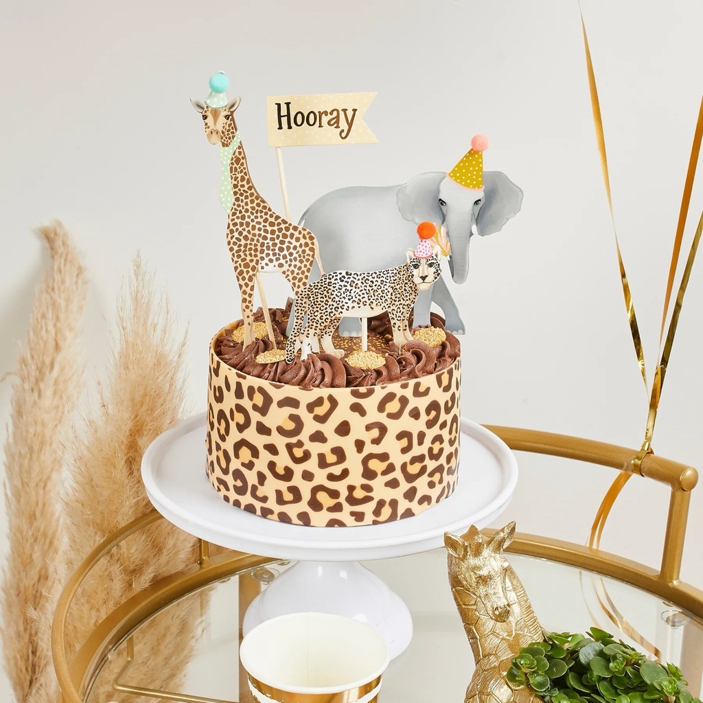 Cake Topper gld acrylic happy birthday