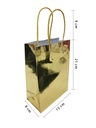 Bolsa Papel Foil Dorado 4pz