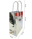 Bolsa Papel Foil Plata 4pz