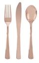 Cubiertos Silverware Rose Gold C/18