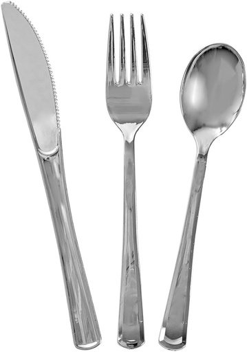 Cubiertos Silverware Silver C/18