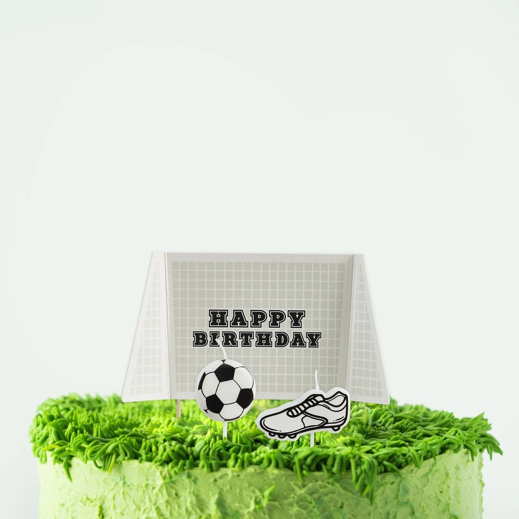 Cake Topper goal cake topper & candle set