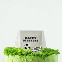 Cake Topper goal cake topper & candle set