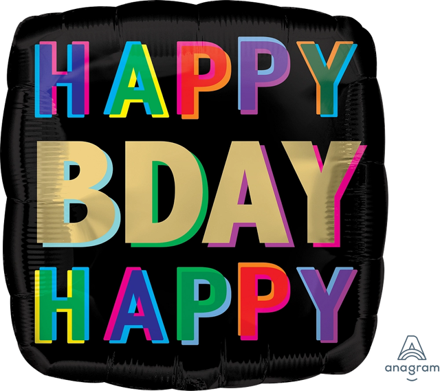63 Happy Birthday Offset Letters