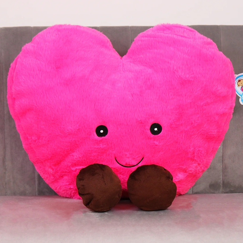  40CM CORAZON KORI GRANDE ROSA