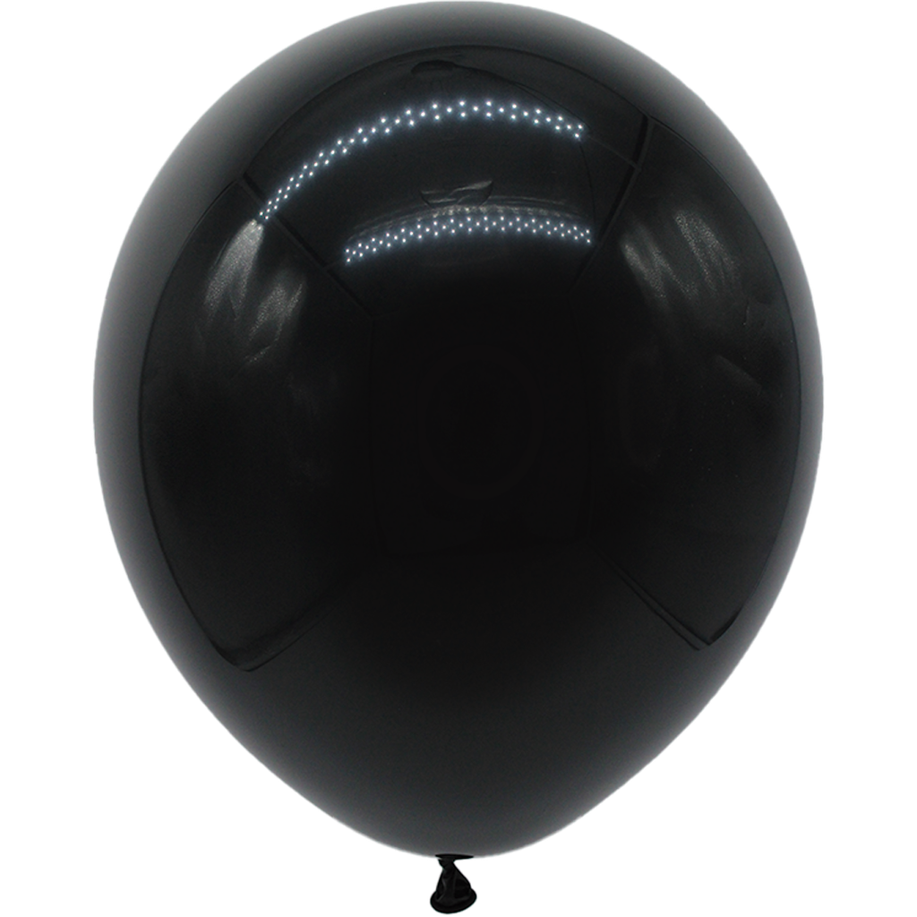 Latex 9" Negro Space Black 50 Pz