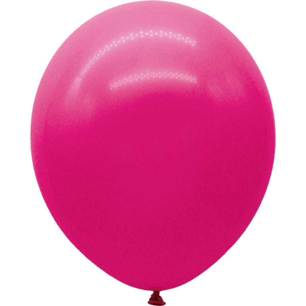 Latex 11" Fucsia French 50 Pz