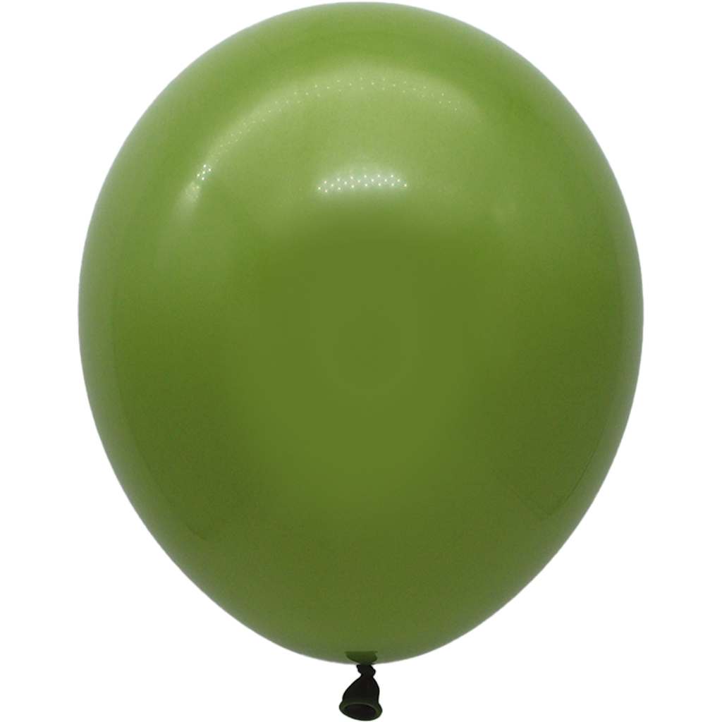 Latex Esp 11" 3.2g Verde Olivo 50 Pz