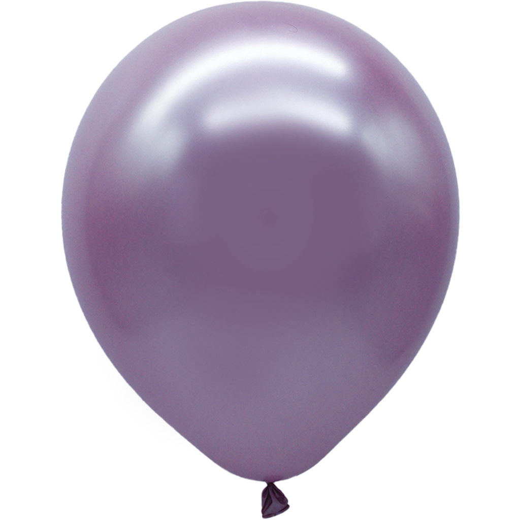 Latex Chrome 5" Morado 100 Pz