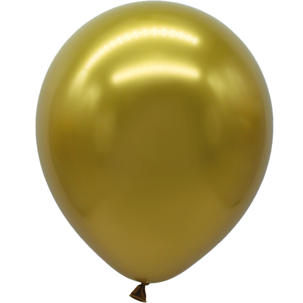 Latex Chrome 11" Oro 50 Pz