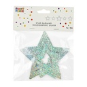Banderin Estrellas Plata