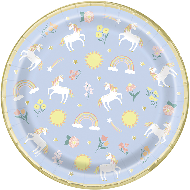Plato 9 Sq Foil Dainty Unicorn