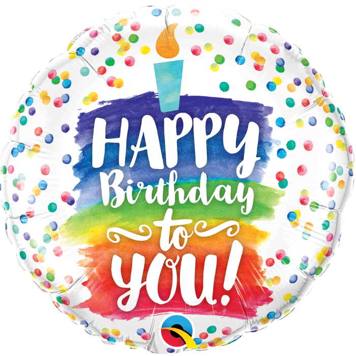 05 Feliz Cumpleaños A Ti Pastel Arcoíris