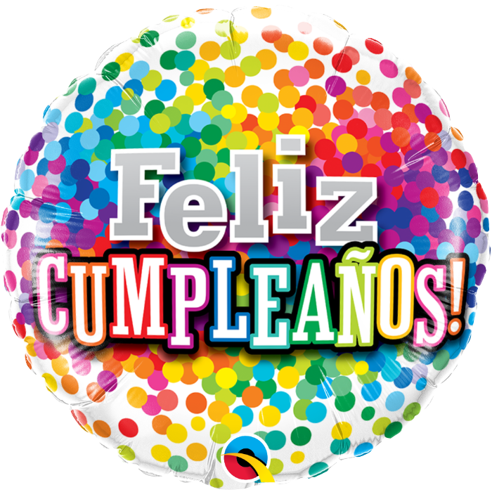 07 Cumpleaños Arcoíris de Confeti
