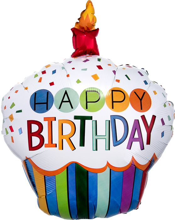 10 Rainbow Birthday Cupcake