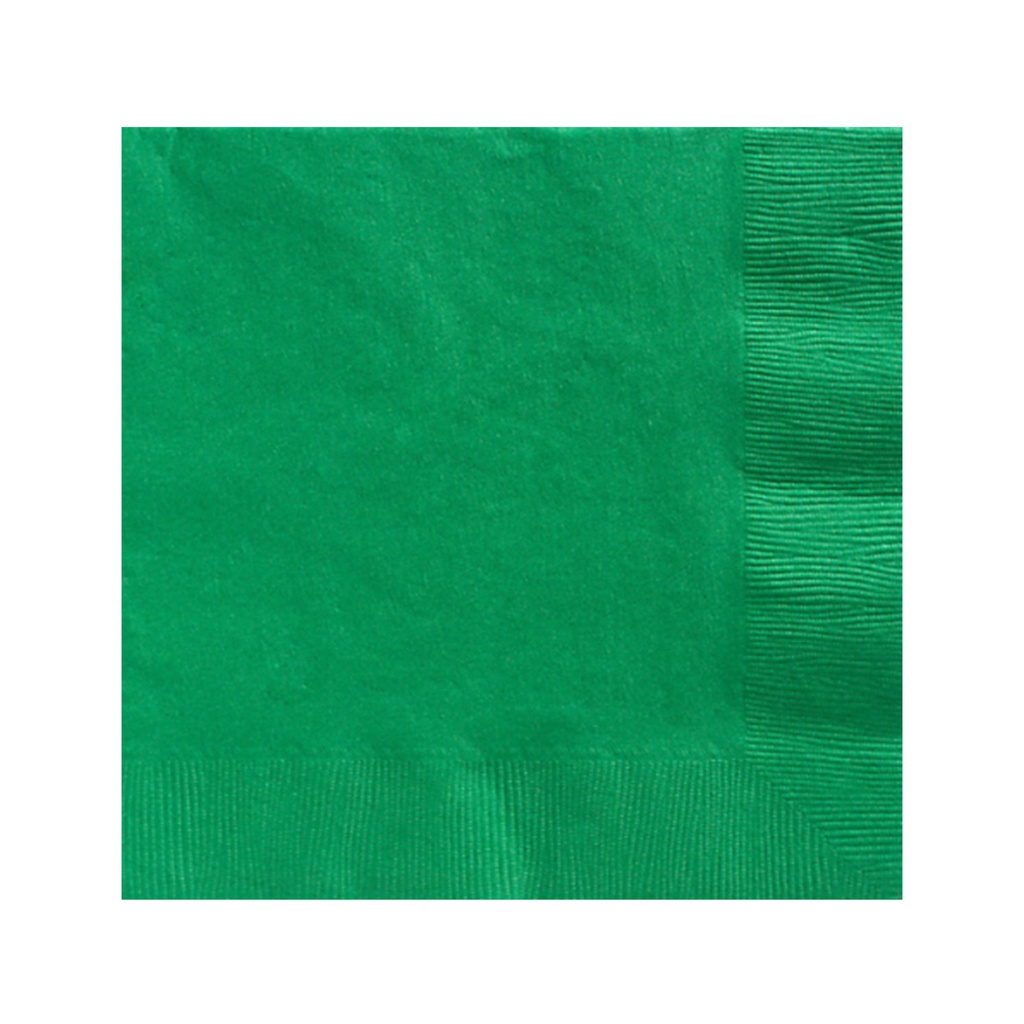 Serv. Coctel Verde Bandera C/50