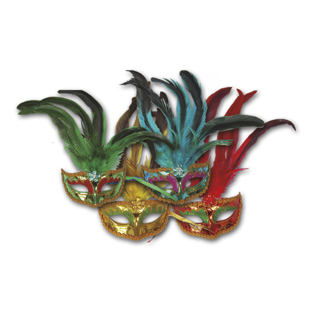 Antifaz Plumas