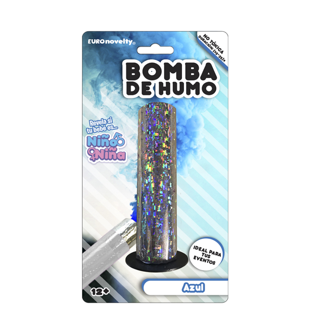 Bomba Humo Azul