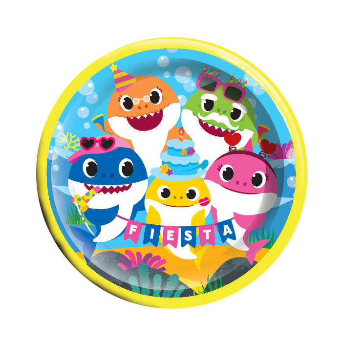 Plato 7 Baby Shark C/6