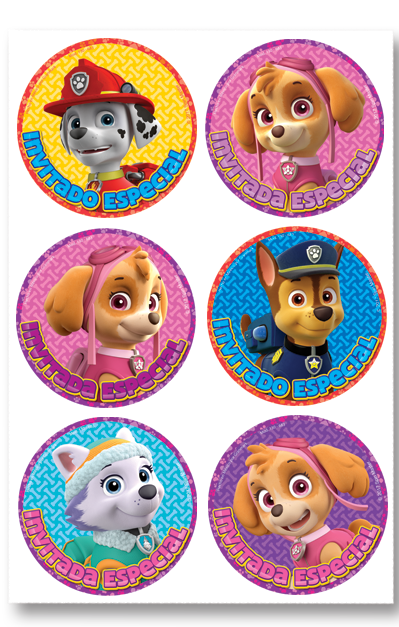 Distintivo Paw Patrol Niña C/24