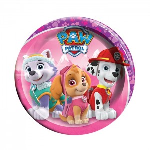 Plato 7 Paw Patrol Niña C/6