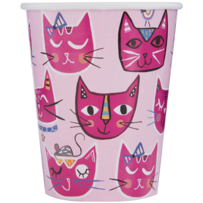 Vaso 9oz Lets Pawty C/8