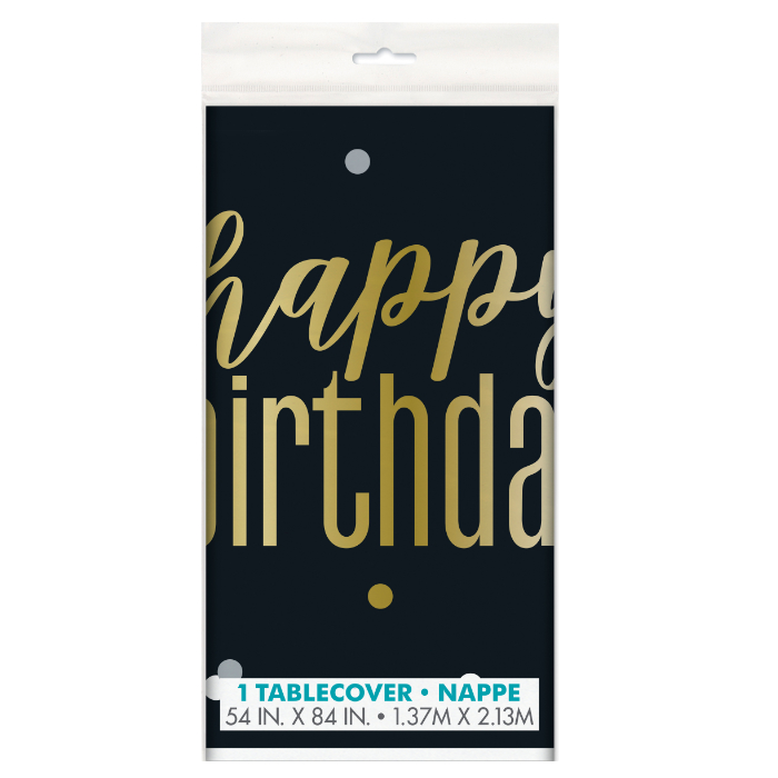 Mantel Metallic Happy Birthday