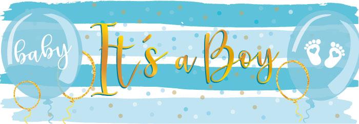 BS01 Banner Acuarela Boy