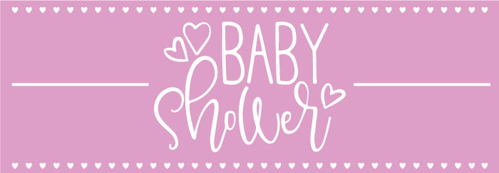 06 Banner Baby Shower Girl