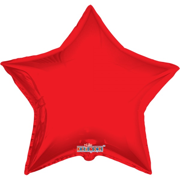 02 Estrella Rojo Solido 36"
