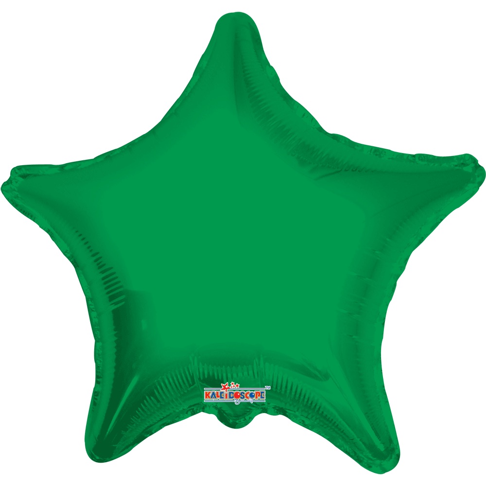 12 Estrella Verde Bandera 22"