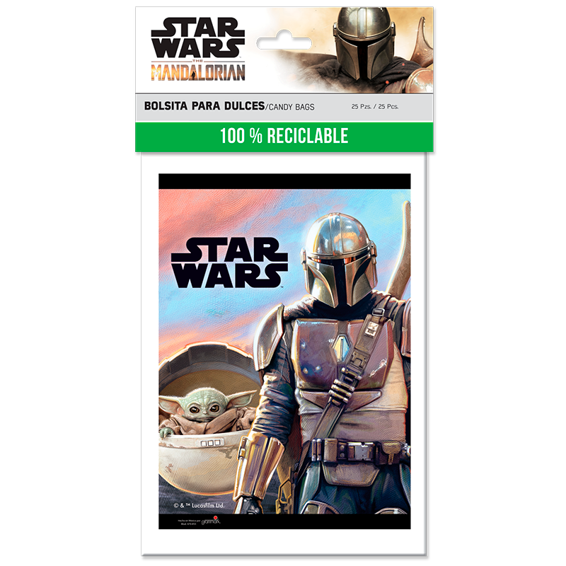 Bolsa Dul Lic Mandalorian C/25