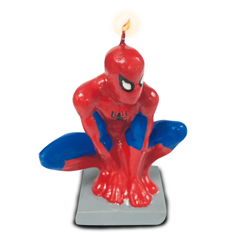 Vela Figura Spiderman Clasico