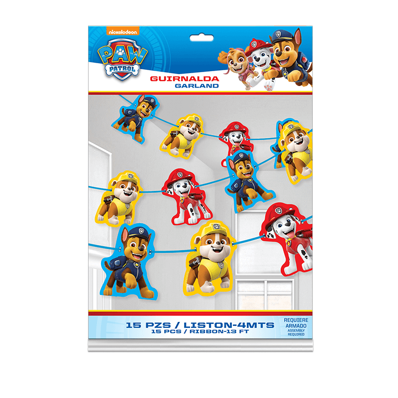 Guirnalda Paw Patrol Niño
