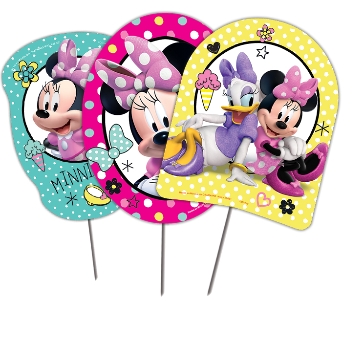 Topper Minnie Mouse Rosa C/6
