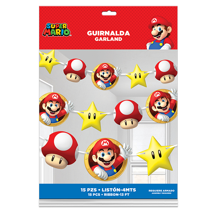 Guirnalda Lic Super Mario Bros