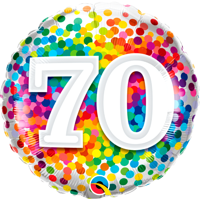 70 Arcoíris con Confeti