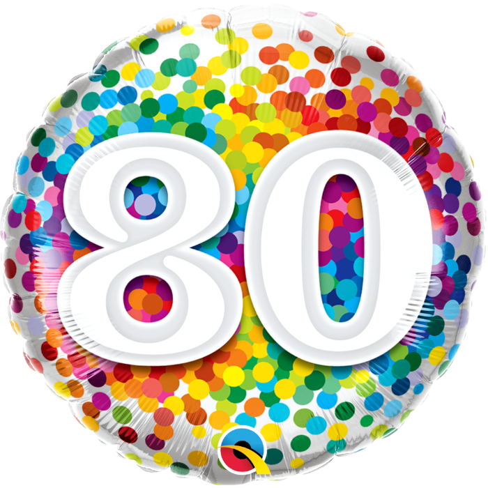 80 Arcoíris con Confeti