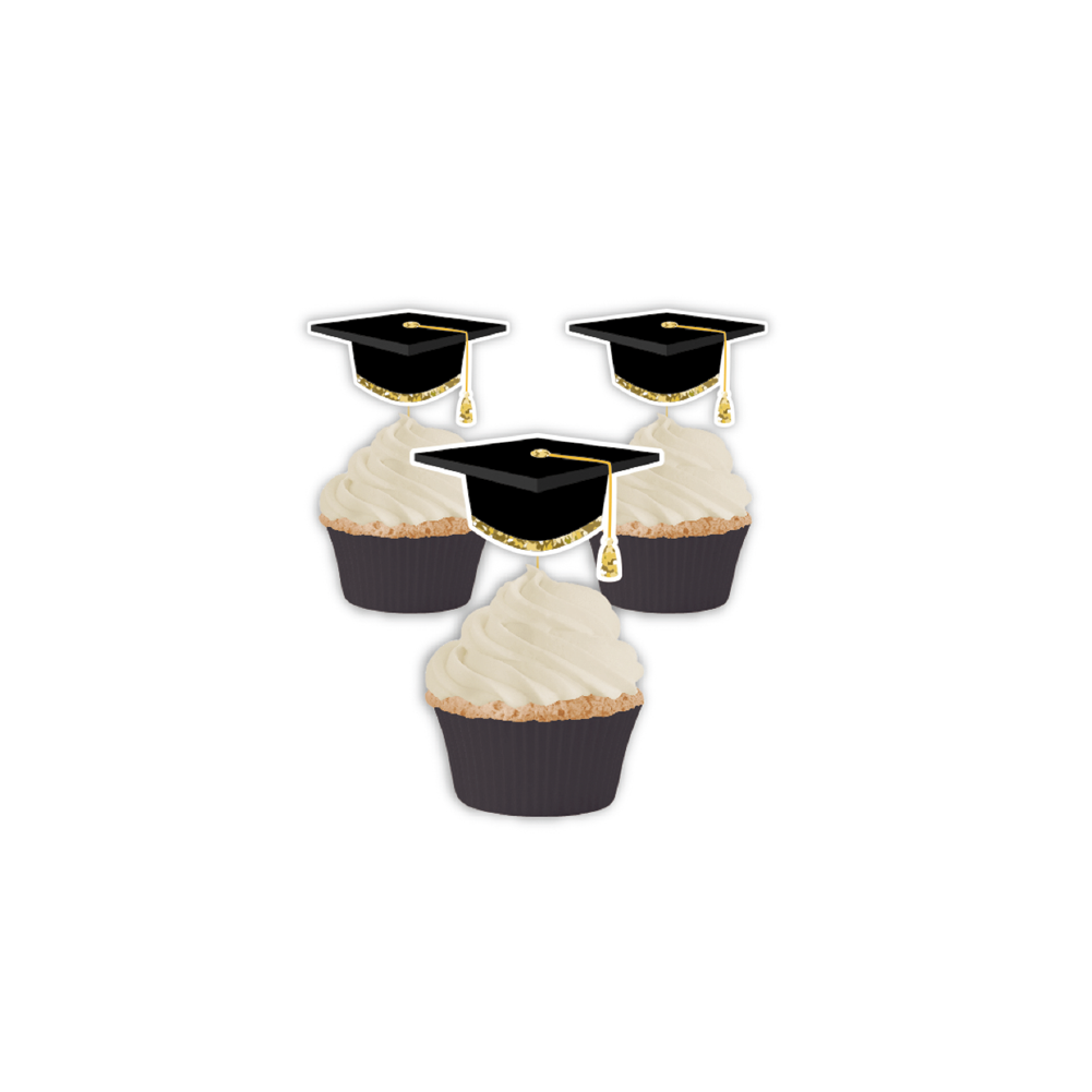 Palillos Cupcake Grad C/12
