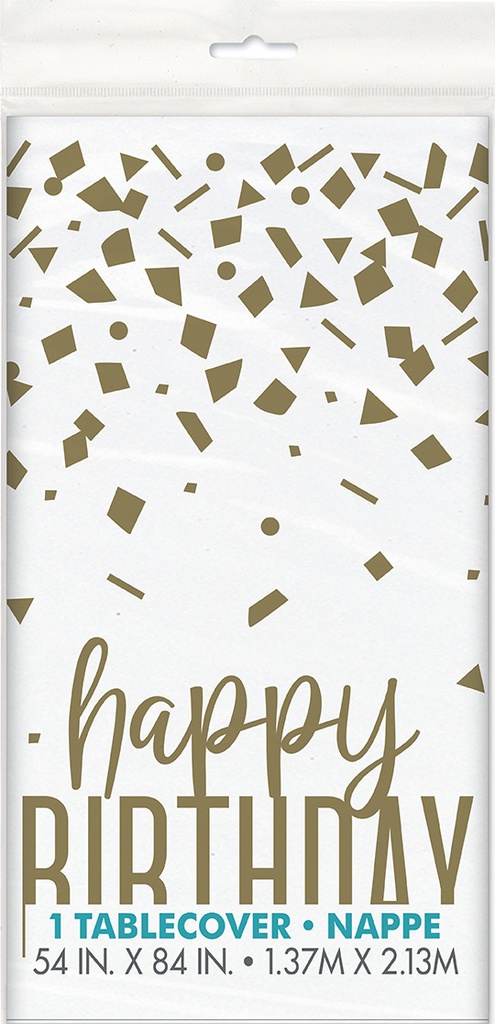 Mantel Gold Confetti Birthday