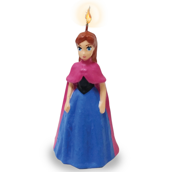 Vela Figura Ana Frozen