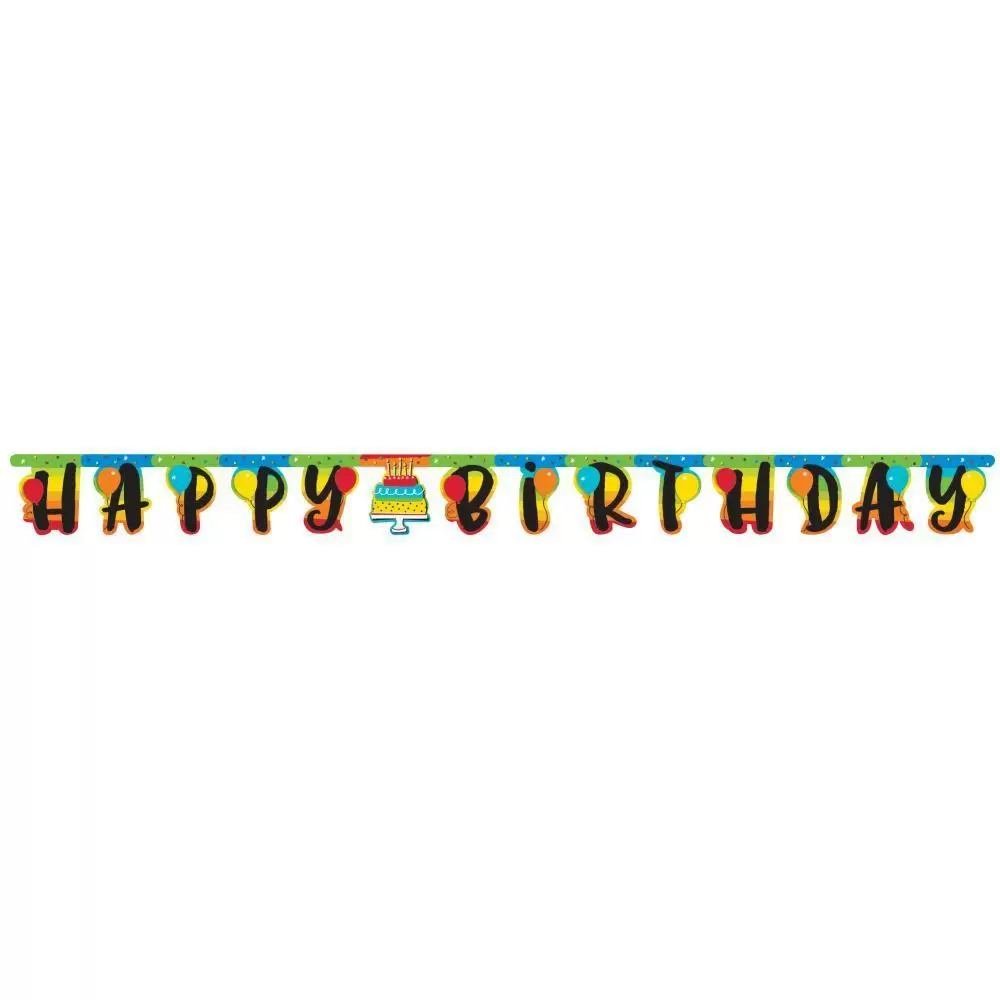 Banner Jointed Hoppin Birthday Cake