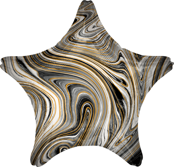 20 Estrella Marblez Black 22"