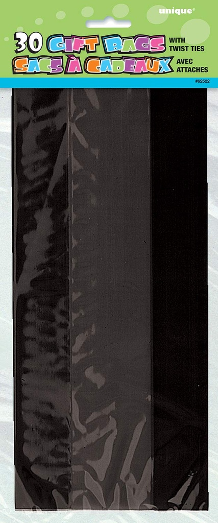 Bolsa Celofan Negro C/30
