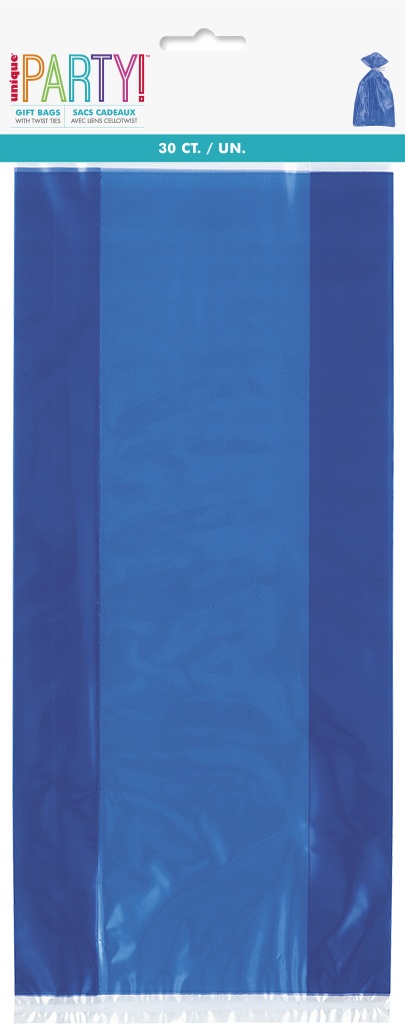 Bolsa Celofan Azul Rey C/30